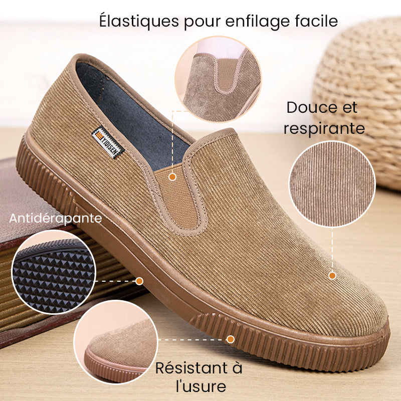 Élan Confort – Chaussure Homme Respirante en Maille de Luxe