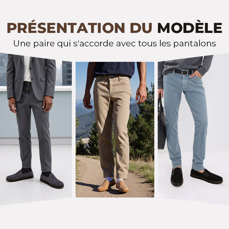 Élan Confort – Chaussure Homme Respirante en Maille de Luxe