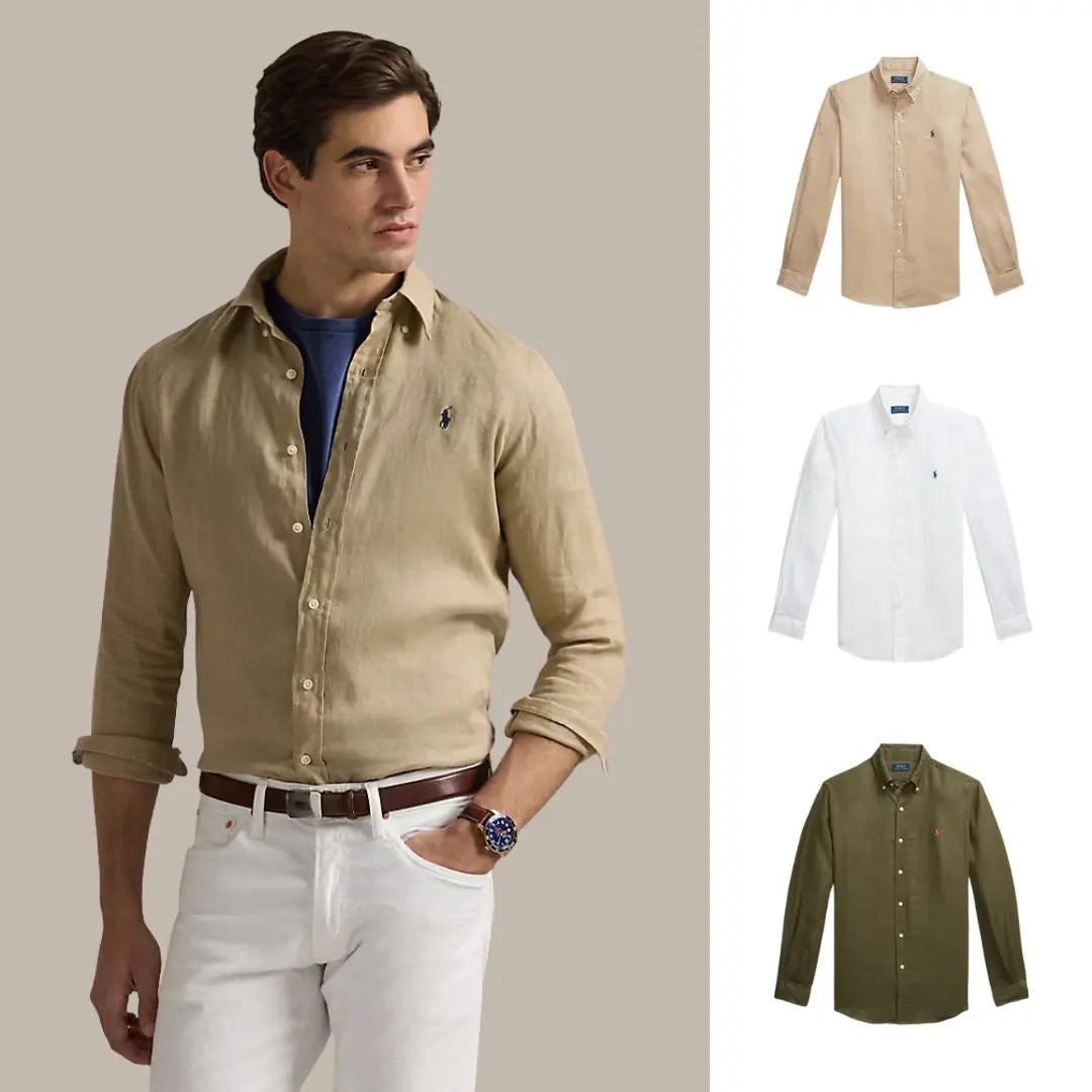 ACHETEZ 1, RECEVEZ 3 — CHEMISE EN LIN CLASSIQUE