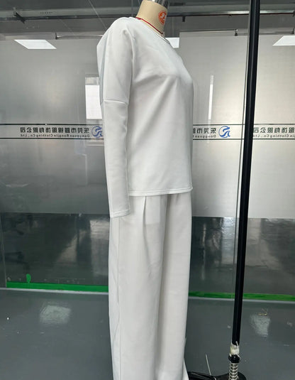 Ensemble Confort Moderne : Haut à manches longues + Pantalon